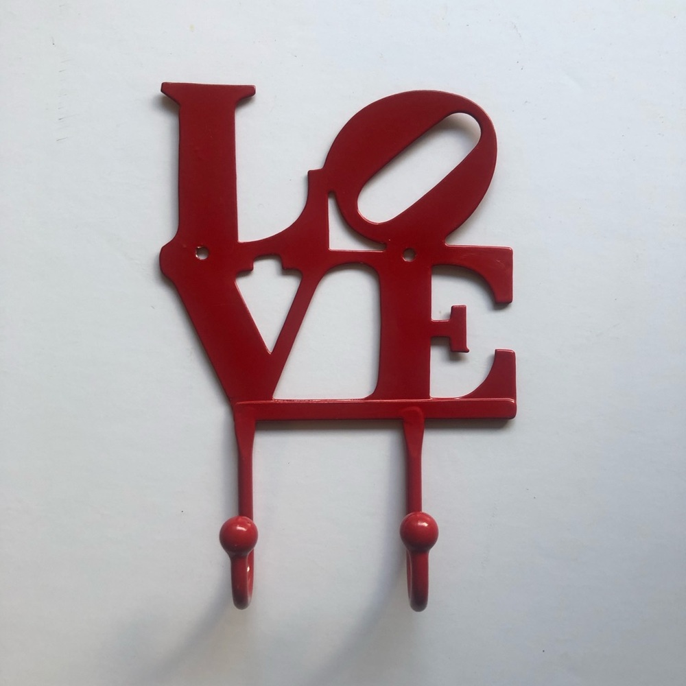 LOVE decorative key holder
